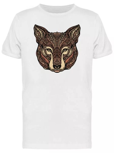 

ethnic jackal coyote men's tee -image by shutterstock, White;black