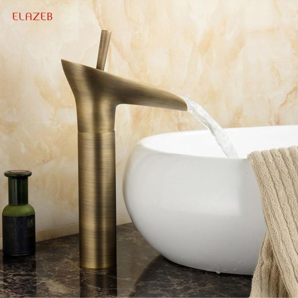 

bathroom sink faucets elazeb european antique basin faucet retro, bamboo style single hole vintage, brass water tap and