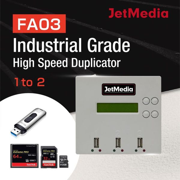 

hubs jetmedia fa03 usb flash pen drive duplicator 1 to 2 copier