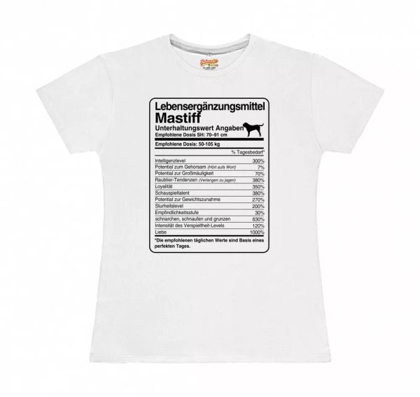 

T-Shirt Womens dose MASTIFF LIFE Supplements by siviwonder, Mainly pictures