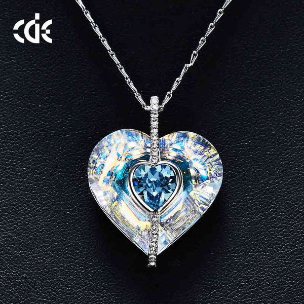 

necklace sidale's love is made of swarovski crystal, Silver