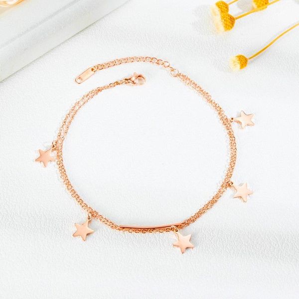 

anklets bohemian pendant for women summer beach anklet jewelry fashion female foot leg rose gold, Red;blue