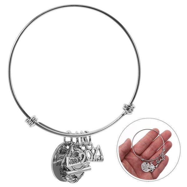 

1pc 2021 graduation theme bracelet bangle jewelry gift for graduate party favor