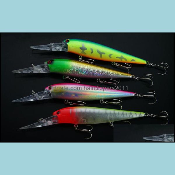 

baits & lures fishing sports outdoors 10pcs/lot lure bait crankbait tackle minnow hooks bass 28.1g/19cm drop delivery 2021 jn0e4