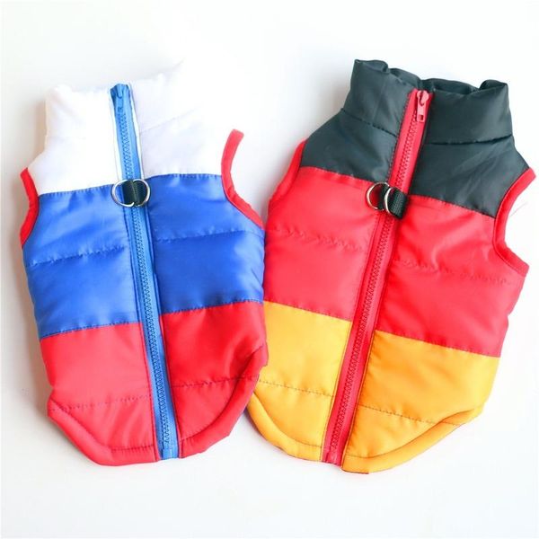 

dog apparel puoupuou thicken warm clothes winter coat jacket vest waterproof pet clothing for small medium dogs