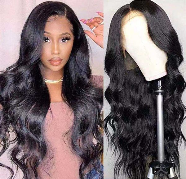 

wig female multicolor medium long curly hair chemical fiber wig, Black