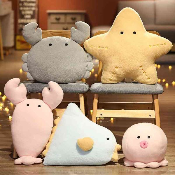 

children's plush toy starfish rollover little ocs lobster crab doll girl pillow cute bed doll