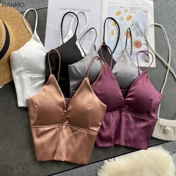 

bustiers & corsets french style pure color temperament v with chest cushion, open back and base, design feeling, wrapped suspender vest top, Black;white