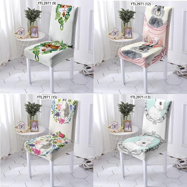 

chair covers cartoon animal living room dining decor gaming seat desk black cover armchair