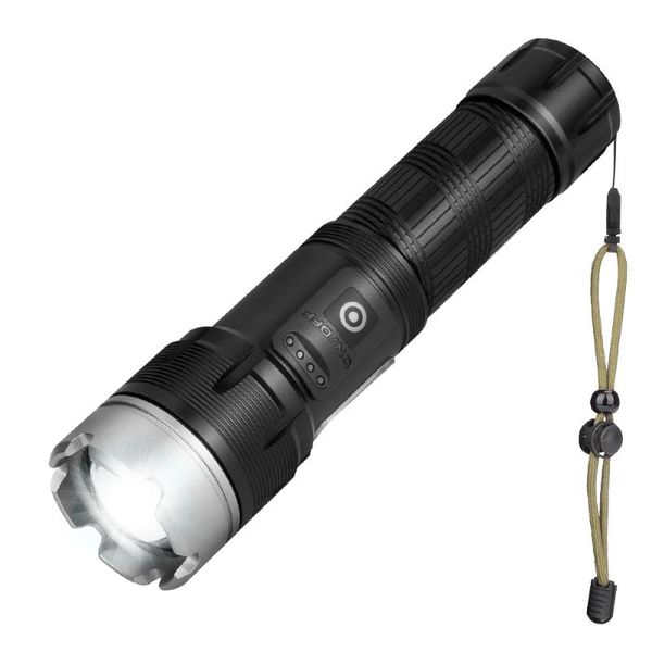 

flashlights torches usb rechargeable glare portable aluminum alloy waterproof zoomable led powerful torch hand light camping tent