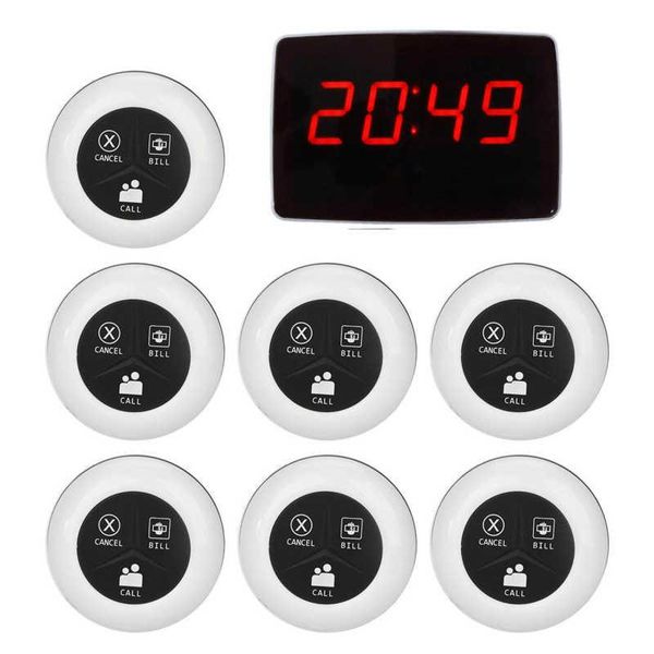 

receiver host wireless waiter call system home for nursing restaurant elderly english version storage bags