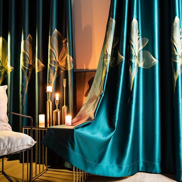 

blackout curtains for the living room tulle blinds on windows quality bedroom comfortable modern home decoration curtain & drapes