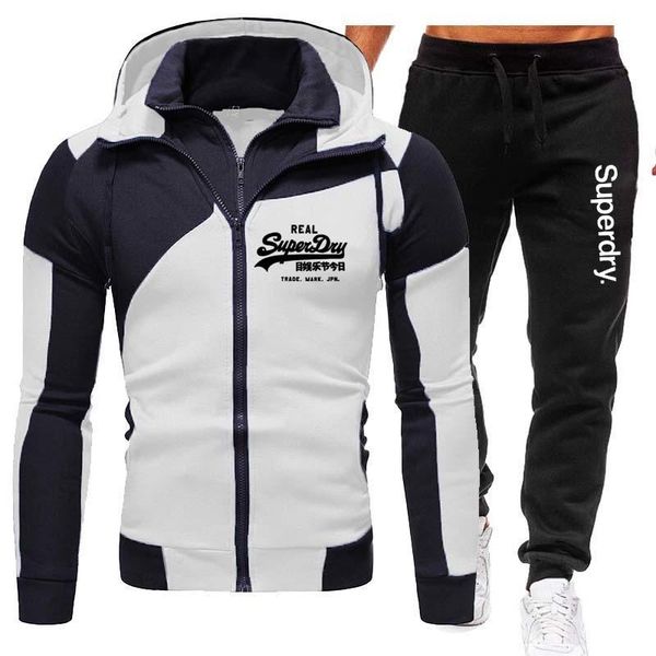 

men's tracksuits male make-up jackets with hoodies casual zipper sweaters i' wearing sports clothes, clothing jacket, Gray