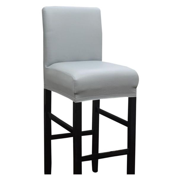 

chair covers short back cover stretch fit slipcovers stool seat bar pub