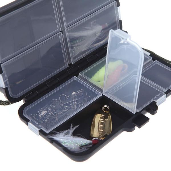 

fishing box bait tackle storage fish hook plastic adjustable convenient accessories