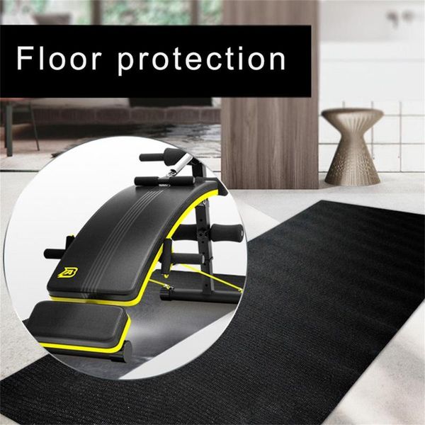 

yoga mats 60*180cm multifunction wear-resistant treadmill mat fitness exercise equipment for floors carpet protect bicycles