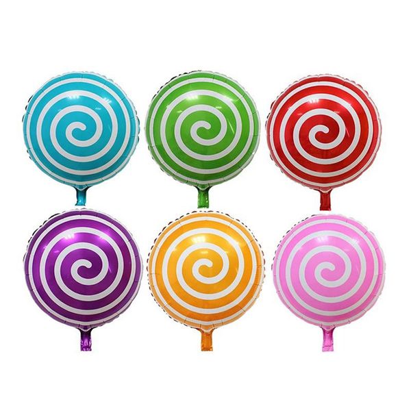Lollipop Windmill алюминиевая фольга шар для вечеринки украшения ребенка детский день рождения игрушка подарок конфеты воздушные шары