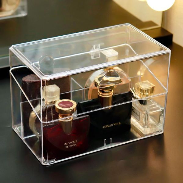 

storage boxes & bins large capacity cosmetic box make up organizer jewelry nail polish perfume makeup container desksundries