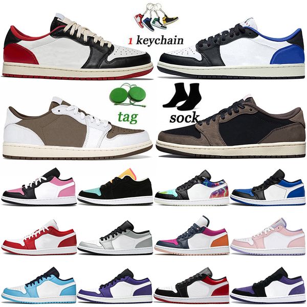 

socks&tag jordan 1 low basketball shoes retro jumpman jordan1s air jorden wolf grey art limelight arctic punch paris university blue panda t