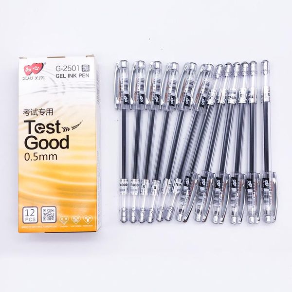 

gel pens 12 pcs/lot pen 0.5mm colour ink marker writing stationery fashion style school office supplies gift