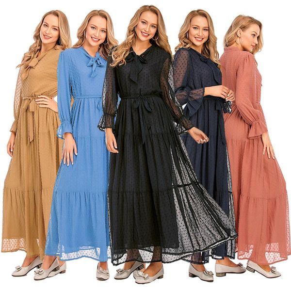 

eid mubarak dubai abaya hijab muslim dress india european american islamic clothing turkey african dresses for women vestidos, Red