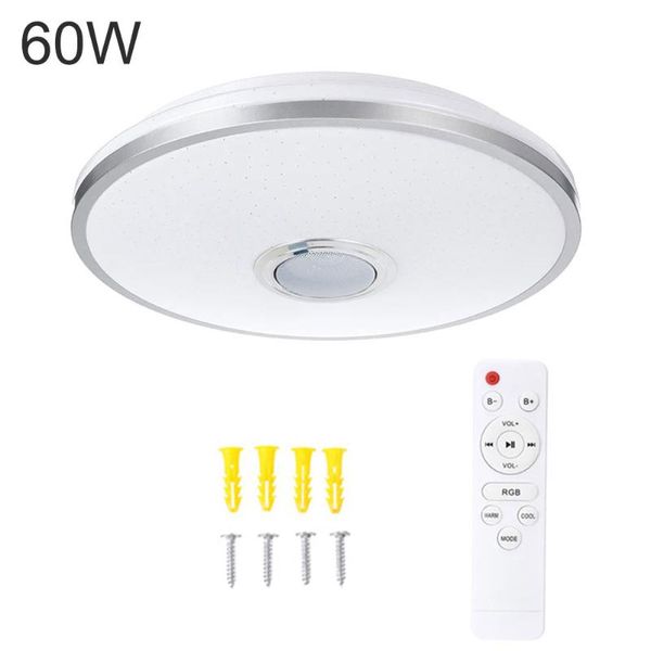 

33cm color changing for bedroom kids room timer remote control ktv dimmable with bluetooth speaker music ceiling light rgb home lights