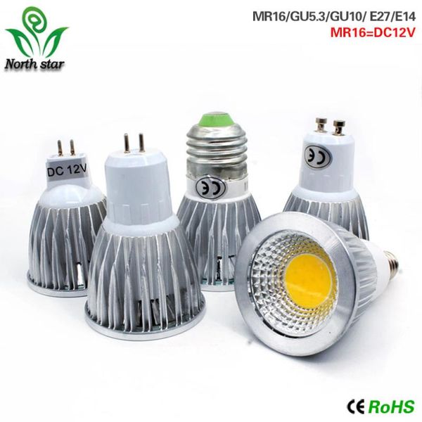 

bulbs led spotlight bulb e27 e14 gu10 mr16 lamp 110v 220v cob energy saving bombillas lampada for home lighting