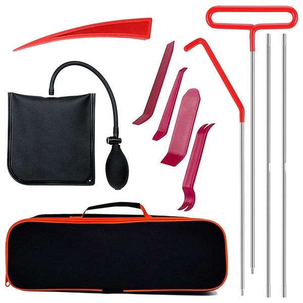 

professional hand tool sets full car kit,with long-distance clutch,with air bag pump, non-friction wedge, suitable for