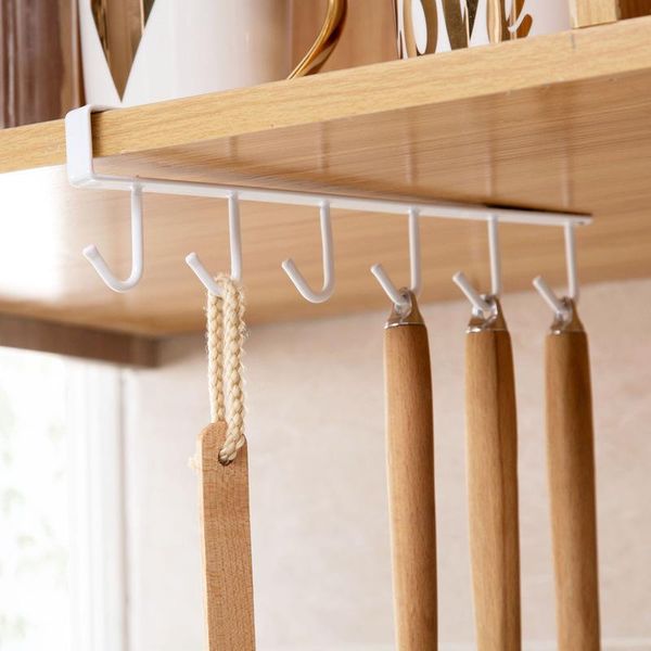 

hooks & rails kitchen storage shelf hanging cap paper shelves iron multifunction hanger