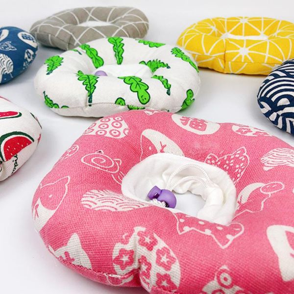 

cat collars & leads pet elizabethan ring collar anti-scratch and anti-lick linen cotton soft protection kitten accessories