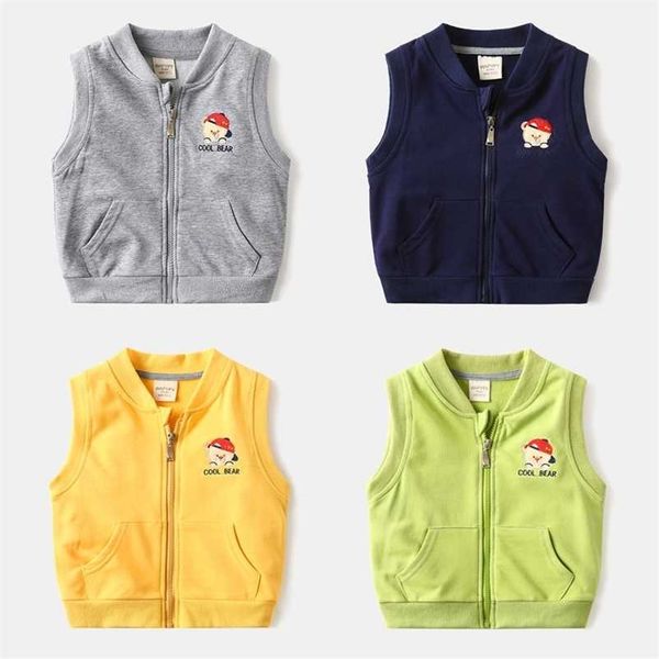 

children's vest spring and autumn models children's clothing embroidery boys korean baby 7080 25 211203, Camo