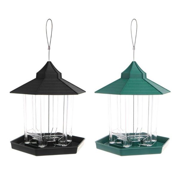 

other bird supplies plastic waterproof pavilion feeder hanging container garden decoration