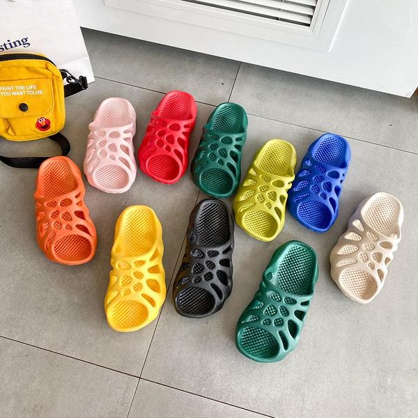 

soft sole slide massage women's slippers water proof couples air-permeable non slip sandals hard-wearing home leisure men shoes, Black