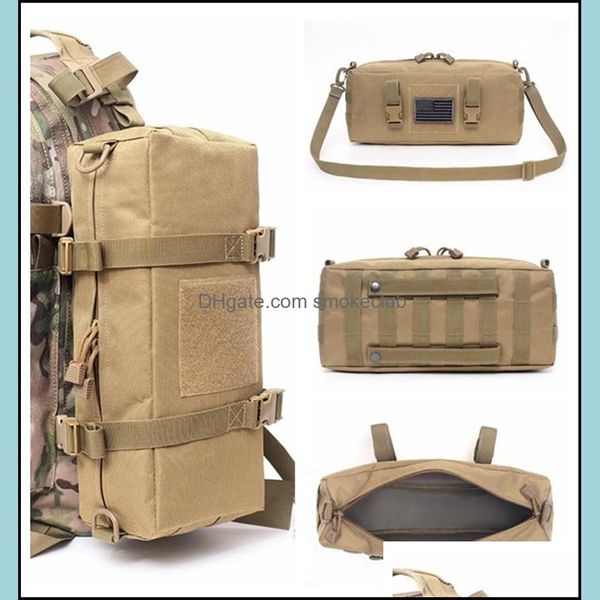 Zaini da viaggio e all'aperto Zaini tattici Molle Escursionismo Camma da viaggio Sport all'aria aperta Aessories Custodia Borsa a tracolla Esercito Militare S