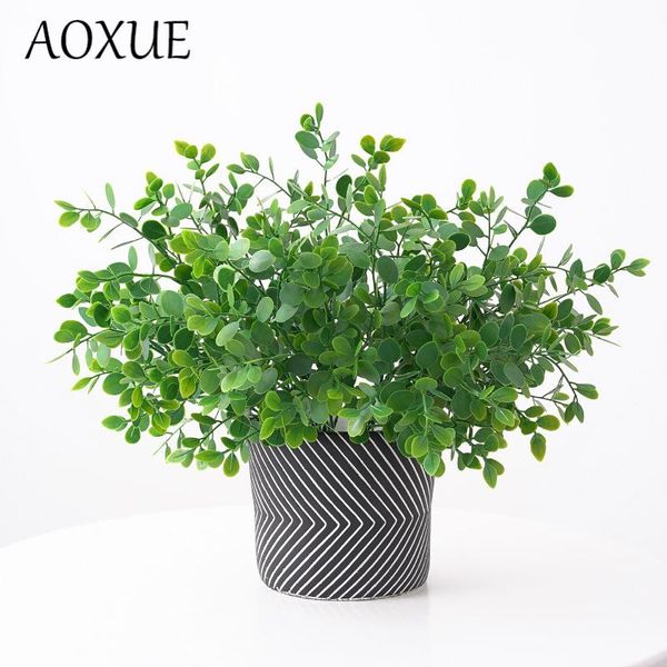 

decorative flowers & wreaths honeysuckle simulation plant eucalyptus bonsai flower arrangement home wedding wall decoration props pography o