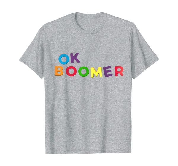 

ok boomer t-shirt, White;black