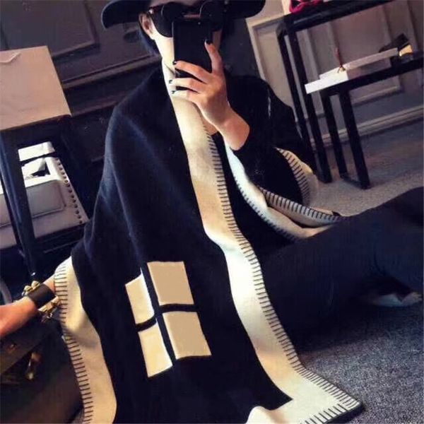 

classic woemn scarf fashion scarves shawl ladies autumn and winter cashmere sciarpe Ã©charpe de luxe large size 180 * 70, Blue;gray