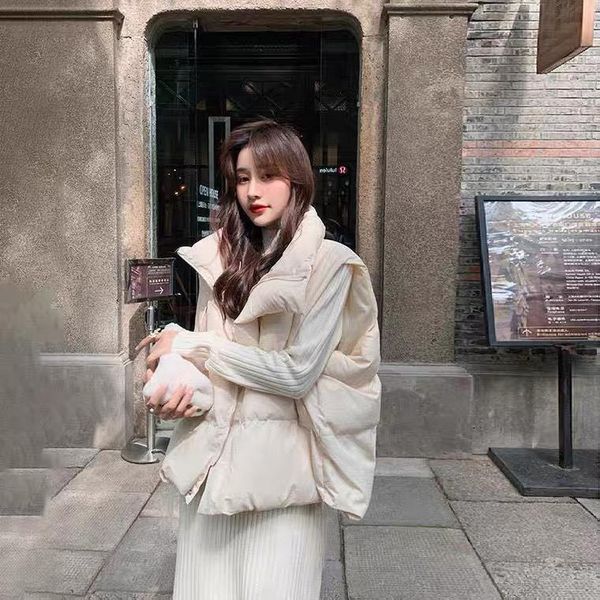 

women's vests korean version, autumn and winter, 2021, Black;white