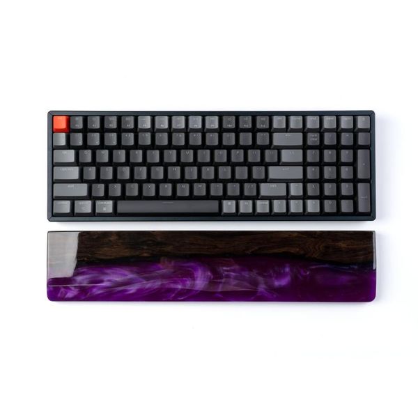 

keychron k4 wooden and resin palm rest for bluetooth mechanical keyboard keyboards