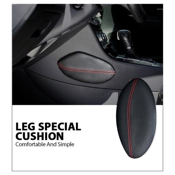 

car leg cushion knee pad support pillow seat leather thigh interior1