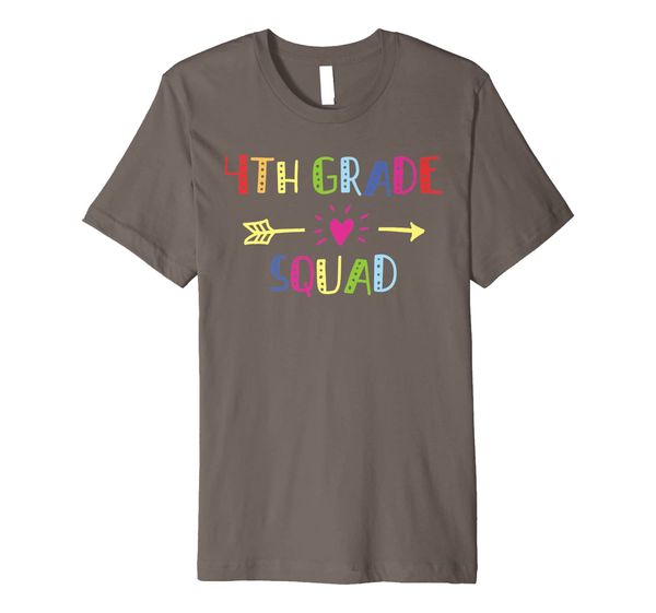

4th Fourth Grade Squad Last Day Of School Teacher Student Premium T-Shirt, Mainly pictures