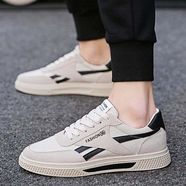 

athletic men's running shoes sports casual flat men green black red canvas sneakers trainers outdoor walking jogging