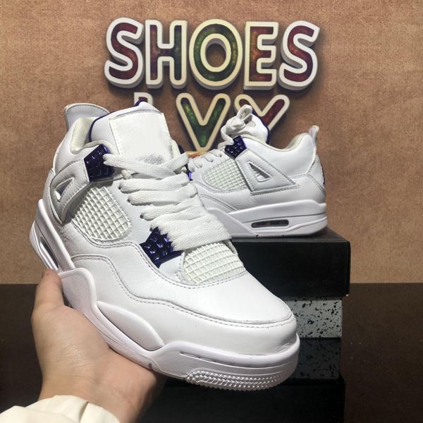 

men women 4 basketball shoes jumpman black cat 4s cactus jack universitys blue sneakers sail kaws branded designers trainers sneaker