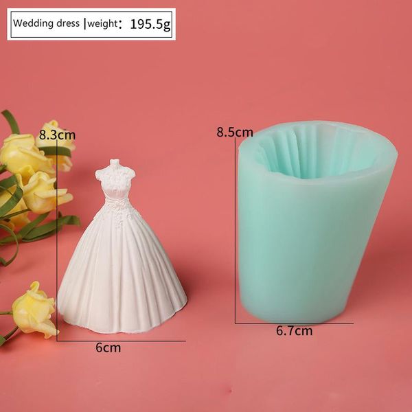 

craft tools silicone mold 3d wedding ballet diy simulation vase flower arrangement home decoration plaster crafts