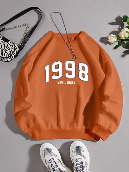 

letter graphic thermal lined sweatshirt i0ub#, White;black