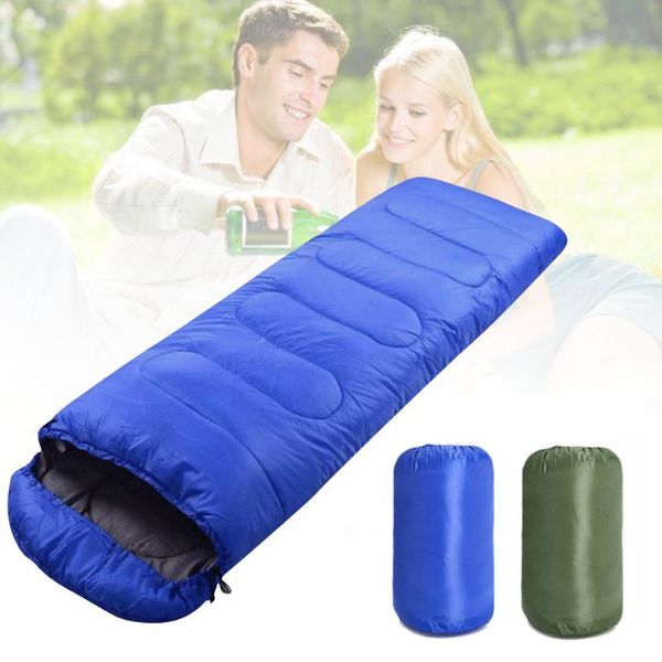 

envelop sleeping bag soft warm thick for outdoor camping hiking g66 bags