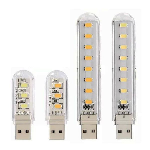 

book lights mini usb led portable smd 5730 lamp for reading outdoor camping leds 8 24 power bank pc laptop