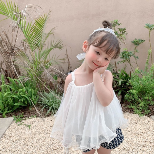 

butterflyslingveilressforgirls2021summerprincessdressforgirlsmeshelegantbeachwearkoreanstylekidsclothes, Red;yellow