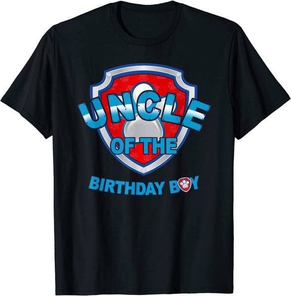 

men's t-shirts birthday boy uncle dogs lover kid t-shirt, White;black