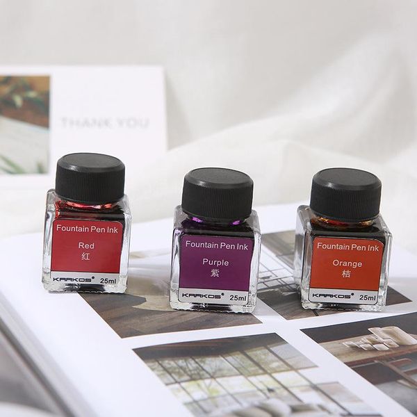 

fountain pens 10 colors x 25ml color ink , dip pen ink,ink for
